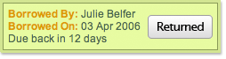 borrowed book screenshot